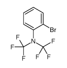 2-bromo-N,N-bis(trifluoromethyl)aniline结构式