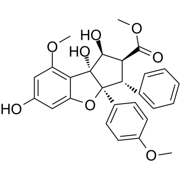 Silvestrol aglycone (enantiomer)结构式