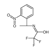 2,2,2-trifluoro-N-[(1S)-1-(2-nitrophenyl)ethyl]acetamide结构式