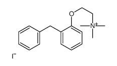 2-(2-benzylphenoxy)ethyl-trimethylazanium,iodide Structure