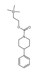 2-(trimethylsilyl)ethyl 4-phenylpiperidine-1-carboxylate Structure