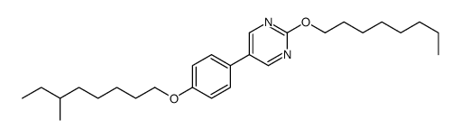 5-[4-(6-methyloctoxy)phenyl]-2-octoxypyrimidine结构式