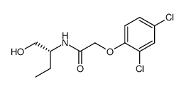 2-(2,4-Dichloro-phenoxy)-N-((R)-1-hydroxymethyl-propyl)-acetamide结构式