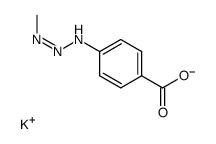 potassium,4-(2-methyliminohydrazinyl)benzoate Structure