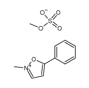 2-Methyl-5-phenyl-isoxazolium-methosulfat结构式