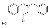 dibenzyl(2-bromoethyl)azanium,chloride结构式