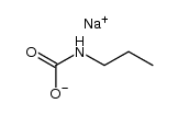 sodium N-propylcarbamate Structure