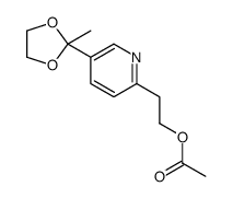 5-(2-Methyl-1,3-dioxolan-2-yl)-结构式