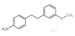 {4-[2-(3-Methoxyphenyl)ethyl]phenyl}amine hydrochloride Structure