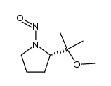 (S)-1-nitroso-2-(1-methoxy-1-methylethyl)pyrrolidine Structure