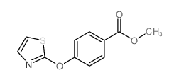 4-(噻唑-2-基氧基)苯甲酸甲酯结构式