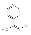 1-(4-吡啶)-1-乙酮肟结构式