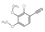 2-chloro-3,4-dimethoxybenzonitrile Structure