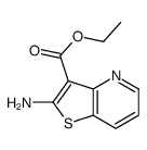2-氨基-噻吩并[3,2-b]吡啶-3-羧酸乙酯结构式