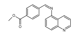 methyl 4-[(5-quinolinylimino)methyl]benzoate Structure