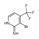 3-Bromo-4-(trifluoromethyl)-2-pyridinamine Structure