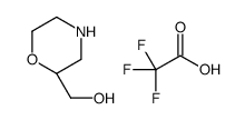 (2R)-2-Morpholinylmethanol trifluoroacetate (1:1) Structure