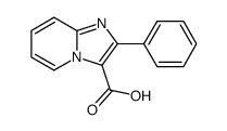2-苯基咪唑[1,2-a]吡啶-3-羧酸结构式