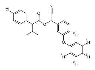 氰戊菊酯-d5结构式