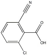 2-chloro-6-cyanobenzoic acid Structure