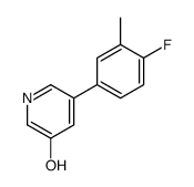 5-(4-fluoro-3-methylphenyl)pyridin-3-ol Structure