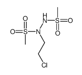 1,2-双(甲基磺酰基)-1-(2-氯乙基)肼结构式