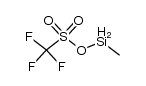 methylsilyl trifluoromethanesulfonate结构式