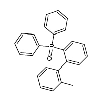 (2'-methyl-[1,1'-biphenyl]-2-yl)diphenylphosphine oxide结构式
