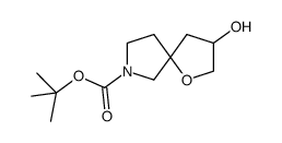 7-BOC-3-羟基-1-氧杂-7-氮杂螺[4.4]壬烷结构式