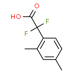 2-(2,4-二甲基苯基)-2,2-二氟乙酸结构式