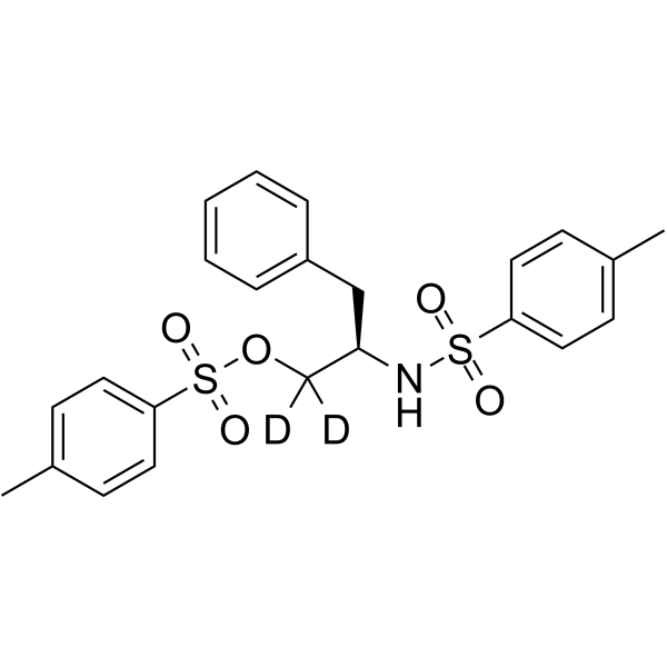 N,O-Ditosyl D-Phenylalaninol-d2 Structure