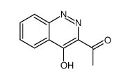 3-acetyl-4-hydroxycinnoline Structure