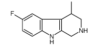 6-fluoro-4-methyl-2,3,4,9-tetrahydro-1H-pyrido[3,4-b]indole Structure