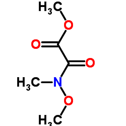 Methyl [methoxy(methyl)amino](oxo)acetate structure