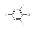 2,4,5,6-tetrachloropyrimidine Structure