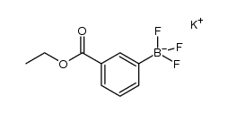 potassium (3-(ethoxycarbonyl)phenyl)trifluoroborate Structure