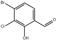 4-Bromo-3-chloro-2-hydroxybenzaldehyde Structure