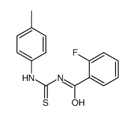 2-fluoro-N-[(4-methylphenyl)carbamothioyl]benzamide Structure