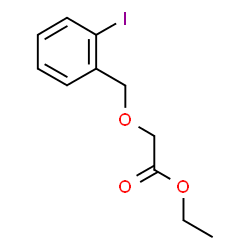 Acetic acid, 2-[(2-iodophenyl)Methoxy]-, ethyl ester结构式