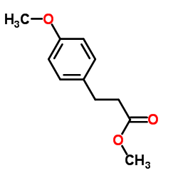 3-(4-甲氧基苯基)丙酸甲酯结构式