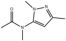 N-(1,3-二甲基-1H-吡唑-5-基)乙酰胺结构式