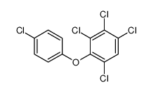 1,2,3,5-tetrachloro-4-(4-chlorophenoxy)benzene Structure
