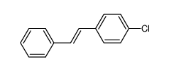 (E)-1-(4-Chlorophenyl)-2-phenylethene结构式