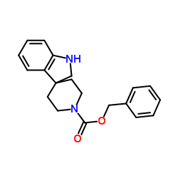螺[吲哚啉-3,4'-哌啶]-1'-羧酸苄酯结构式