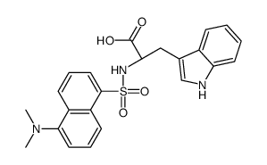 N-{[5-(Dimethylamino)-1-naphthyl]sulfonyl}-L-tryptoph Structure