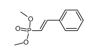 dimethyl 2-phenylethenylphosphonate结构式