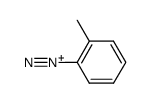 2-methylbenzene diazonium Structure