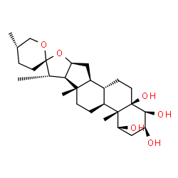 铃兰皂苷元B结构式