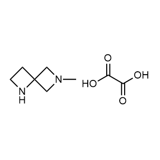 6-甲基-1,6-二氮杂螺[3.3]庚烷；草酸盐结构式