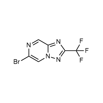 6-溴-2-(三氟甲基)-[1,2,4]三唑并[1,5-a]吡嗪结构式